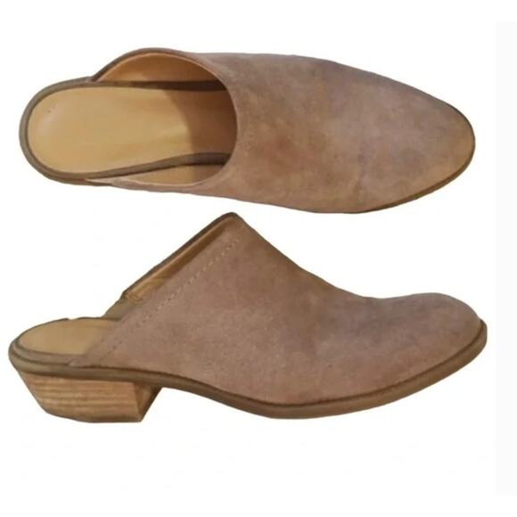 Franco Sarto Rosita Suede Mule in Grey Size 8M - Picture 1 of 6